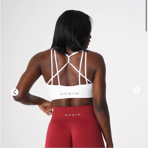 NVGTN white sports bra - Picture 3 of 4
